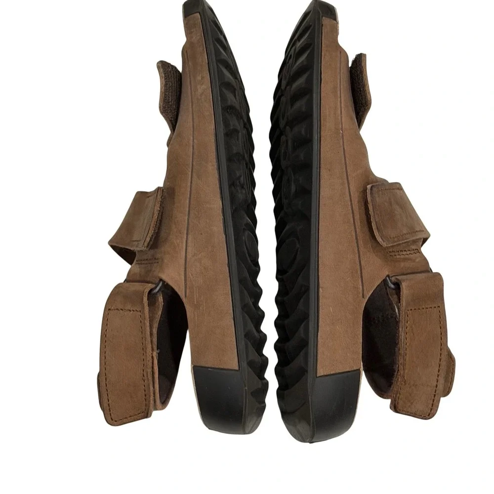 ECCO‎ Cozmo Nubuck Two Strap Sandal Mens 5-5.5 EU 39 Adjustable Comfort Outdoors